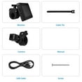 thumbnail image 2 of Handlebar Bike Mirror Bicycle Rear View Camera with 4.3 in Screen Night Vision Function 150°Wide View Adjustable Bracket,1 x monitor 1 x camera 1 x charging cable,Black, 2 of 5