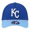 thumbnail image 2 of Men's New Era Royal/Light Blue Kansas City Royals Rope M-Crown A-Frame 39THIRTY Flex Hat, 2 of 5