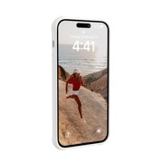 [U] by UAG iPhone 14 Pro Max Case White Marshmallow 6.7 Dot Build-in Magnet Compatible with MagSafe Charging Slim Lightweight Dropproof Silicone Protective Cover by URBAN ARMOR GEAR