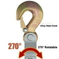 thumbnail image 3 of Rope Pulley Hoist,Rope Block Zinc Alloy Rope Manual Rotatable Rope Heavy Duty Crane Heavy Block Zinc Manual Air Duty Rope Handheld Crane Rope Conditioner Rope Air 270° Alloy, 3 of 6