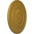 thumbnail image 3 of 29 3/4"OD x 1 1/2"P Wigan Ceiling Medallion, Hand-Painted Pharaohs Gold, 3 of 7
