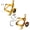 Color:gold, variant on Bicycle Bike Light Drink Water Bottle Cage Holder,Fits Most Road Cycling and Mountain Bike, Easy to Install and Use