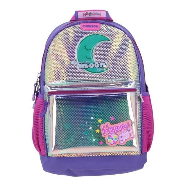 Mochila Grande Morado Chenson Happy Girl Primaria MUNIF para niña Porta tablet de hasta 10". CHENSON HG64554-I