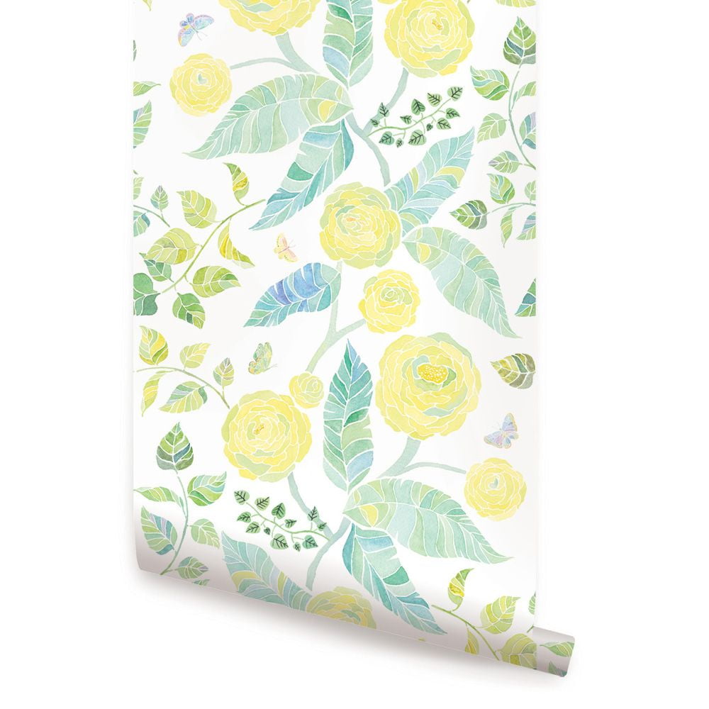 Spring Garden Peel and Stick Wallpaper - Walmart.com