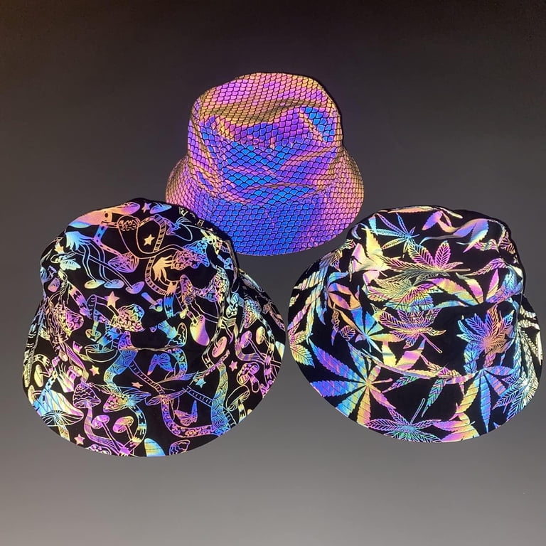LinYooLi Cool Reflective Bucket Hat for Men Women  display picture 1
