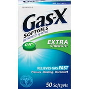 6 Pack Gas-x Extra Strength, relieves gas 50 softgels each