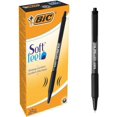 thumbnail image 1 of WWS-Soft Feel Black Retractable Ballpoint Pens, Medium Point (1.0 mm), 12-Count Pack, Black Pens With Soft-Touch Comfort Grip, 1 of 4