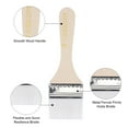 thumbnail image 4 of Uxcell 6" Paint Brush 2" Width Soft Nylon Bristle with Wood Handle White 12Pcs, 4 of 5