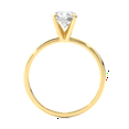 thumbnail image 2 of 5/8 Carat Lab Grown Diamond Classic Solitaire Engagement Ring for Women in 14k Yellow Gold (D-E, VVS2-VS1, cttw) Promise or Anniversary Ring Size 5.75 by Privosa Fine Jewelry, 2 of 7