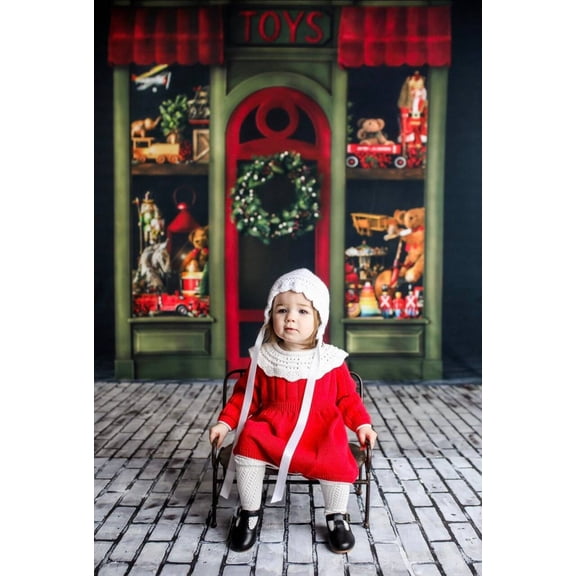 Baby Girls Red White Knit Long-Sleeve Knit Christmas Bubble Romper 3-6M