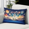 thumbnail image 2 of Happy New Year with Manx Fireworks Holiday Xmas Winter 2025 Pillowcase Double Sided Cat Lover Kitten Owner Gifts Pillow Case Covers - 00025, 2 of 3