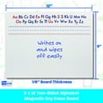 thumbnail image 3 of 9" X 12" Two Sided Alphabet Magnetic Dry Erase Board Bulk Class Pack Of 24, 3 of 3