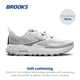 thumbnail image 2 of Zapatilla de Trail Running Brooks Cascadia 18 para Hombre Gris Ostrón Talla 9, 2 of 6