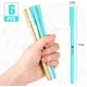 thumbnail image 3 of Rollerball Pens, 6 Pcs Liquid Ink Rollerball Pens Ballpoint Pens Gel Pens for Students Adults Office Supplies School Supplies (Green), 3 of 5