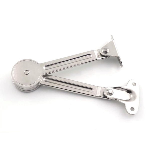 Paquete de 2 sistemas de amortiguación para solapas de puertas elevadoras de armarios de cocina, plateado, 20,8*3,7*1,6 cmNota: Todos los datos se miden manualmente, permita un error de 1-3 cm, debid
