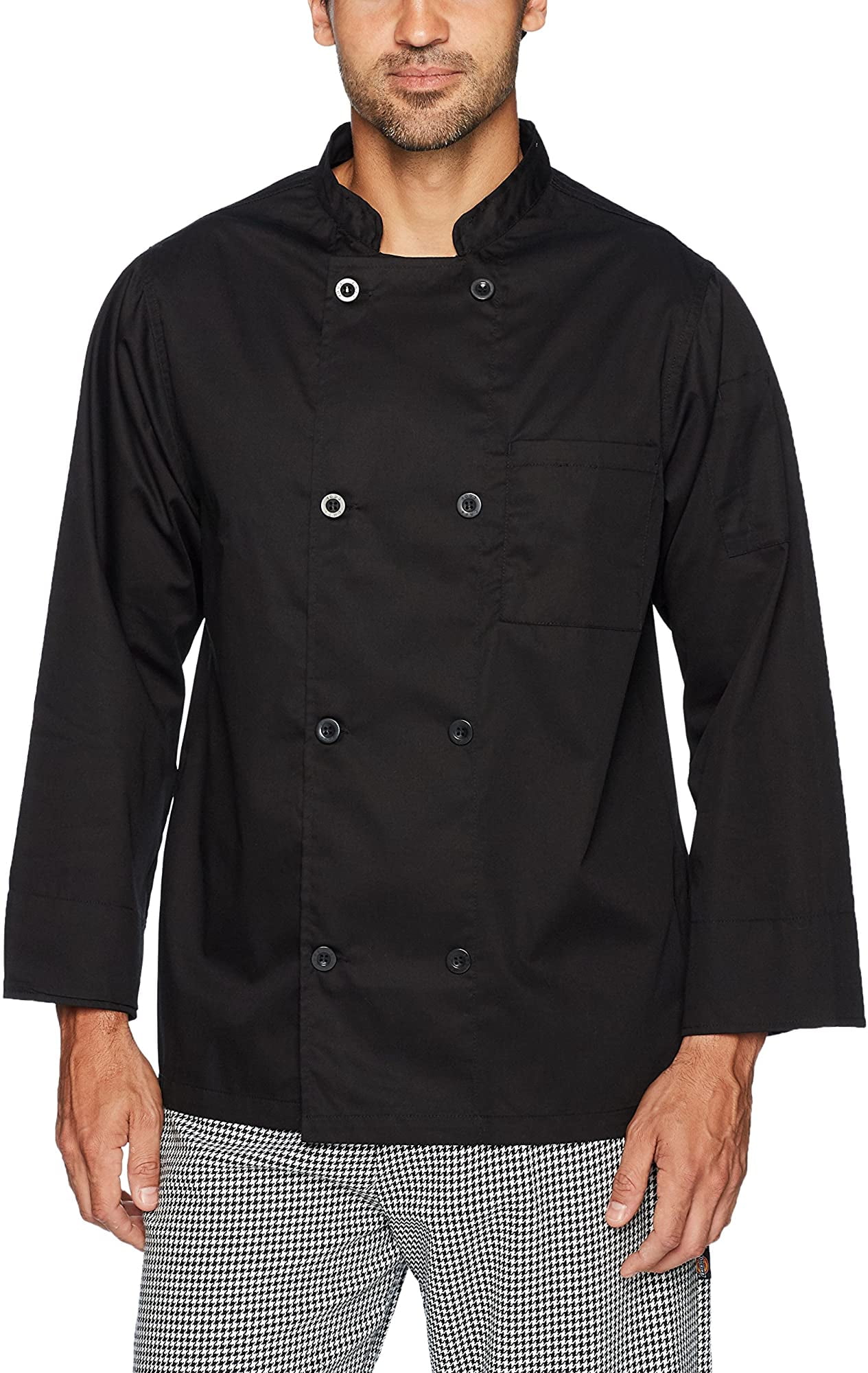 Chef Code Mens 8 Pearl Button Chef Coat Walmart Canada
