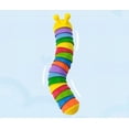 thumbnail image 2 of Gardien Sensory Slug Fidget Toys 3D Impreso articulado Stretch Slug Toy, Fidget Toys, Juguete de descompresión para niños adultos Alivio de la ansiedad y TDAH, regalos de cumpleaños, relajante (amarillo) ER, 2 of 6