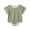 Green, variant on Juorvia 0-18m Crawling Romper Bodysuit Summer Short Sleeve Crew Neck Ribbed Snap Crotch Color Spliced(12-18 Months,Yellow)