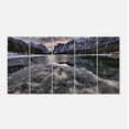 thumbnail image 2 of Design Art - Black Icy Mountain Lake with Snow, 2 of 3