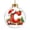 🔔 C, variant on WWC Letter Christmas Ball Ornament, 2D Acrylic LED Hanging Personalized Letter Ornament, Warm Glowing Christmas Tree Decor for Holiday Party Gift, D