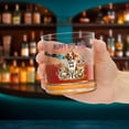 thumbnail image 4 of Happy New Year with Brittany Spaniel Fireworks Holiday Xmas Winter 2025 11oz Whiskey Glass Mug Brittany Dog Lover Gifts Idea Whiskey Cocktail Glasses Cup - 00025, 4 of 5