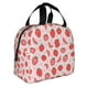 thumbnail image 2 of Easygdp Strawberry Bolsa Térmica Premium - Tela Oxford Impermeable, Gran Capacidad, Bolsillo Frontal, Unisex para Trabajo, Escuela, Actividades al Aire Libre y Picnics, 2 of 8