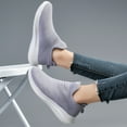 thumbnail image 6 of Womens Walking Shoes Sock Sneakers Daily Shoes Slip-on Lightweight Comfortable Breathable, 6 of 7