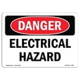 thumbnail image 1 of SignMission OS-DS-A-1218-L-1836 Signal de Danger d'Osha de 12 x 18 Po - Danger Électrique, 1 of 1