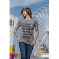 thumbnail image 4 of Womens and Yet Despite The Look On My Face Youre Still Talking Sassy Cute Funny T Shirt Womens Graphic Tees, 4 of 9