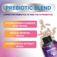 thumbnail image 6 of Vaginal Probiotics for Women pH Balance with Prebiotics - 50 Billion CFU - 10 Unique Feminine Strains, Cranberry & D-Mannose for Women's Probiotic Vag Health, Supplement Bottled in USA - 60 Capsules, 6 of 9
