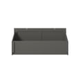 thumbnail image 5 of AFI Under Bed Foot Drawer Storage Drawer for Platform Beds, Twin, Grey, 5 of 8