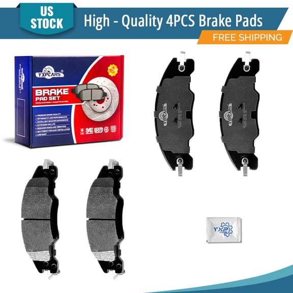 YXPCARS Front Ceramic Brake Pads for 2008-2011 Ford Focus All Models, Brake Pads Set (P-1339)