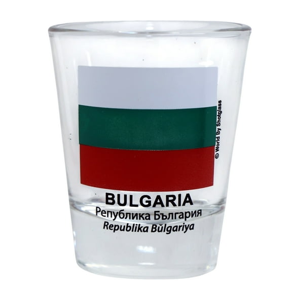 Bulgaria Flag Shot Glass