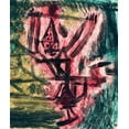 thumbnail image 2 of Klee, Paul 15x17 Black Ornate Wood Framed with Double Matting Museum Art Print Titled - Fire Clown, 2 of 4