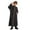 Black, variant on FAOWME Arabic Thobe Long Sleeve Kaftan Crew Robe Teen Boys Long Sleeve Embroidered Robe Set Arab Children Robe Beige 13-14 Years