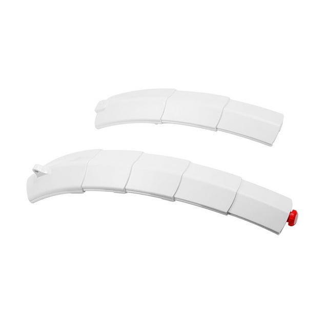 Universal Bike Mudguard Set Bicycle fender bike Front Rear ABS Plastic Mud Fender with Taillight, White