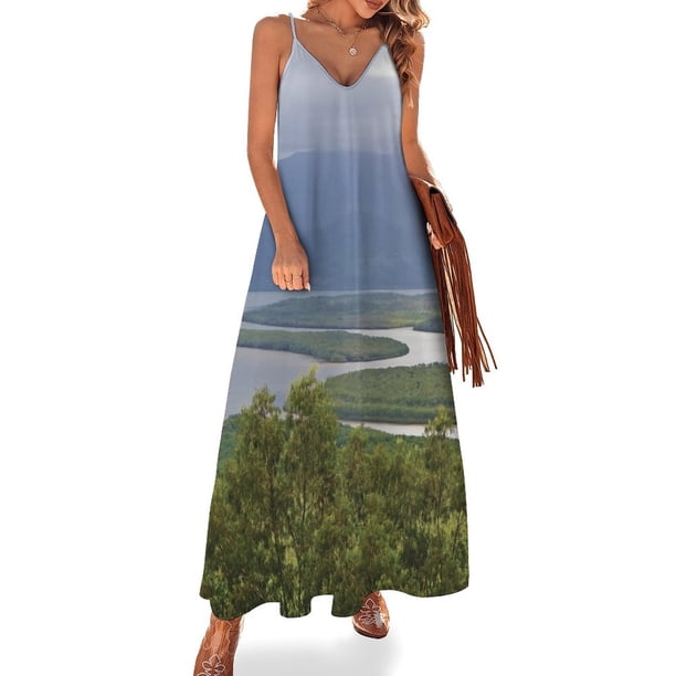 Vestido sin mangas de canal Hinchinbrook, vestido de verano para mujer, vestido de cumpleaños para mujer, vestidos de lujo estilo coreano