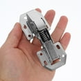 thumbnail image 5 of KAKOWELY 2 Pcs Charnières Tampon Robustes en Acier Inoxydable pour Portes d'Armoire Fermeture Silencieuse Charnières à Ressort pour Usage Domestique Portes de Garde-Robe et Placards, 4.45x"X1.69"X1.38 Pouces, 5 of 5