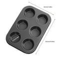 Poaug Cake Pan Markdown Non Stick Cupcake Pan for Baking Donut Cake
