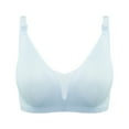 thumbnail image 2 of Munlar Nursing Bras,Womens Breastfeeding Bra,Ladies Traceless Comfortable Mesh Breathable No Steel Ring Front Buckle Breastfeeding Bra Woman Underwear, 2 of 6