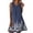Dark Blue, variant on V Neck Boho Dresses for Women Flowy Aline Sleeveless Casual Floral Dress Summer Fashion Wedding Guest Sundress with Pockets