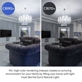 thumbnail image 6 of Candelabra B11 Candle Light 5000K Daylight LED Bulbs 60 Watt 500 Lumens, 90+ High CRI, Filament E12 Candle, LED Chandelier Light Bulbs, UL Listed, 12 Pack, 6 of 8