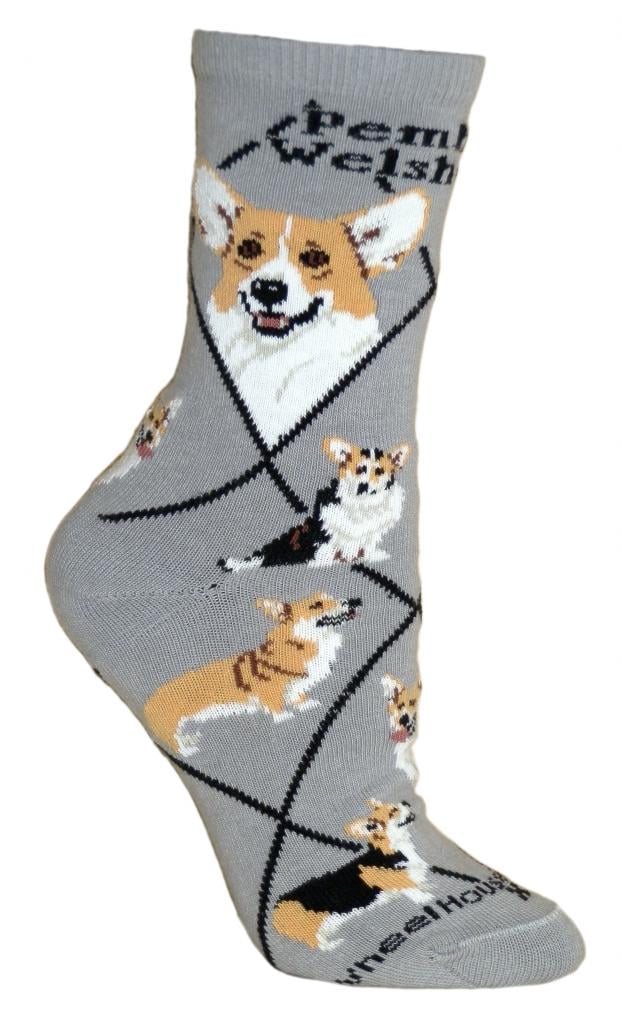 Saint Bernard Dog Breed Lightweight Stretch Cotton Adult Socks 