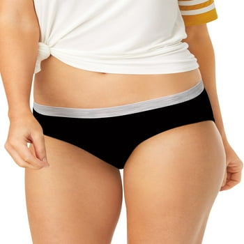 Hanes Women's Cotton Hipster Underwear, 6-Pack