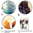 thumbnail image 3 of Designart Hockey Player In Front Of Cityscape I Canvas Wall Art, 3 of 5