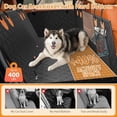 thumbnail image 4 of Dog Car Seat Cover - Hard Bottom Back Seat Extender for Dogs Supports 400lbs - Waterproof Pet Seat Cover for Back Seat - Dog Hammock for Car SUV Truck, 4 of 7