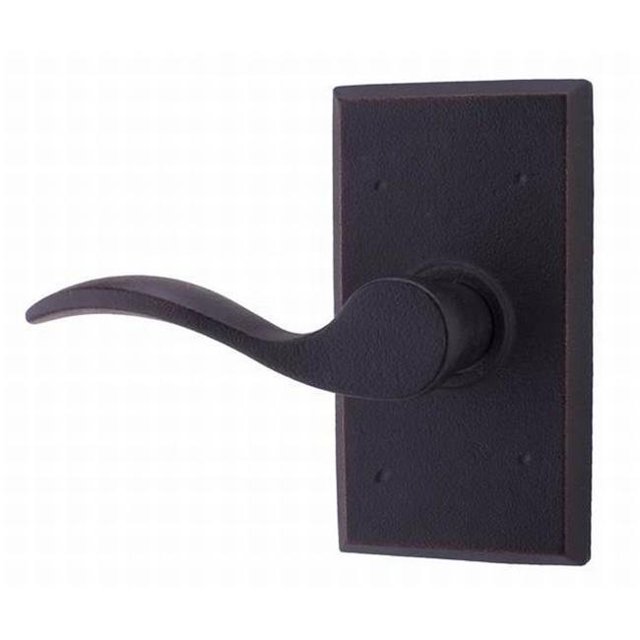 Weslock L7300H1H1SL20 Left Hand Carlow Square Passage Lock with Adjustable Latch & Full Lip Strike, Oil Rubbed Bronze