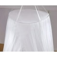 thumbnail image 3 of Double Layer Princess Round Dome Canopy Bed Curtain for Girls Adults,Children Dreamy Mosquito Net,Cute Bedroom Decoration Castle Play Tent Reading Nook Canopies (Dome-White/White), 3 of 14