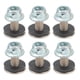 thumbnail image 1 of Kit De Tornillos De Tuerca De Arandela De Guardabarros, Kit De Tornillos De Tuerca M6 Fácil De Instalar Práctica Firme Alta Estabilidad Para ATV Quad 4 Ruedas, 1 of 8
