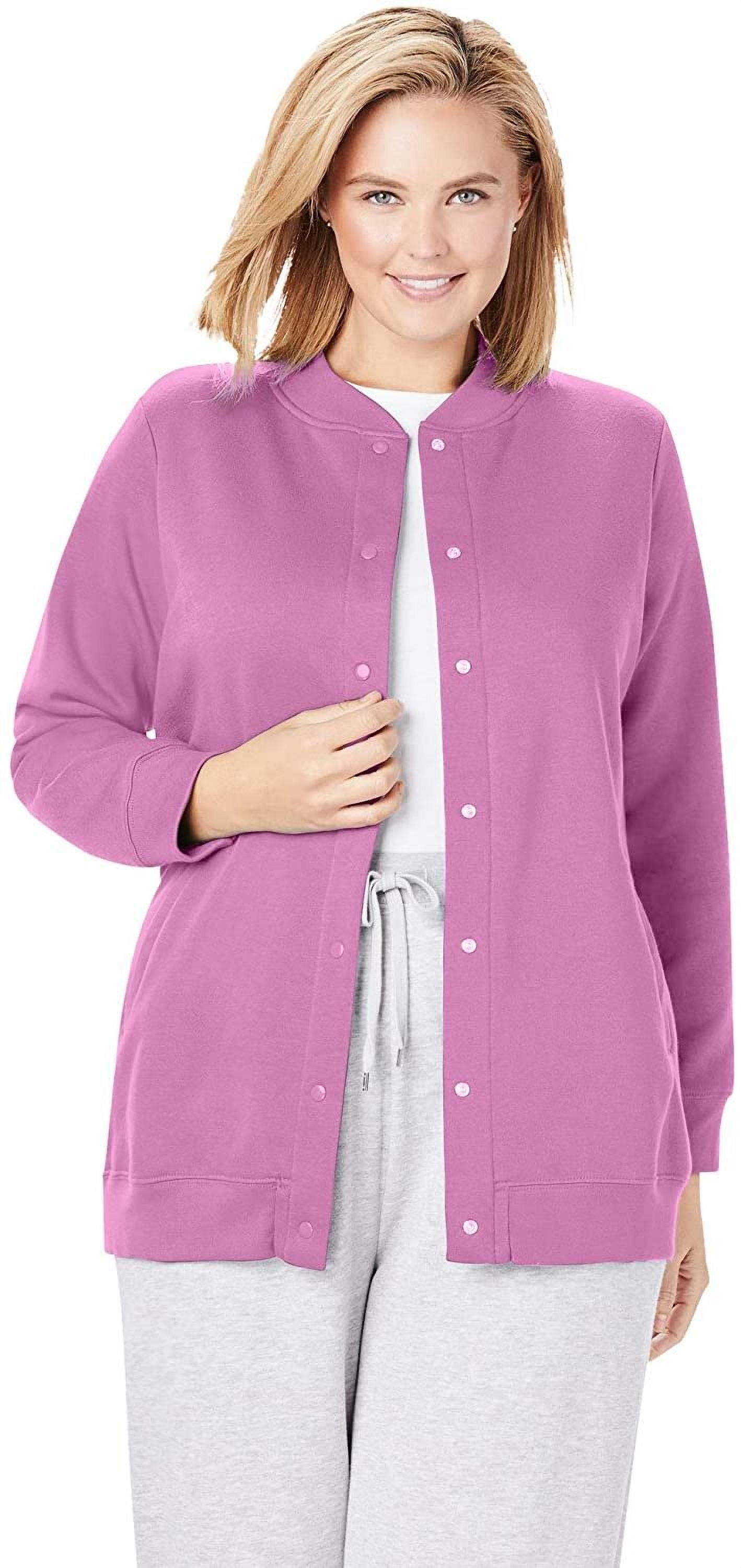 womens fleece baseball jacket